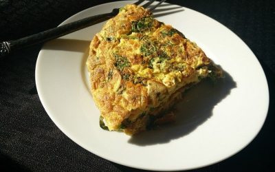 Recette d’omelette aux courgettes et aux oignons