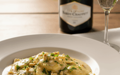 Ravioles du Dauphiné : recette gourmet  champagne Bardy‑Chauffert en accord